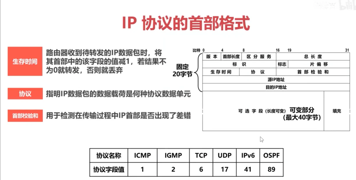 IP协议首部格式2